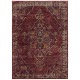 Oriental Weavers Sphinx Andorra 7135E Red/Gold Rugs - main flat