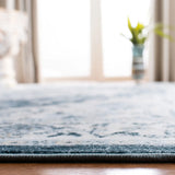 Safavieh Isabella 4'-0" x 6'-0" Rug in Navy / Creme