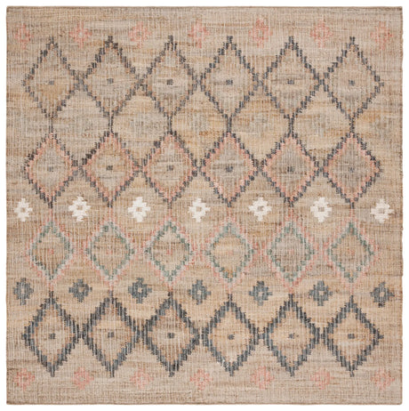 Safavieh Kilim 7'-0" x 7'-0" Rug in Natural / Blue