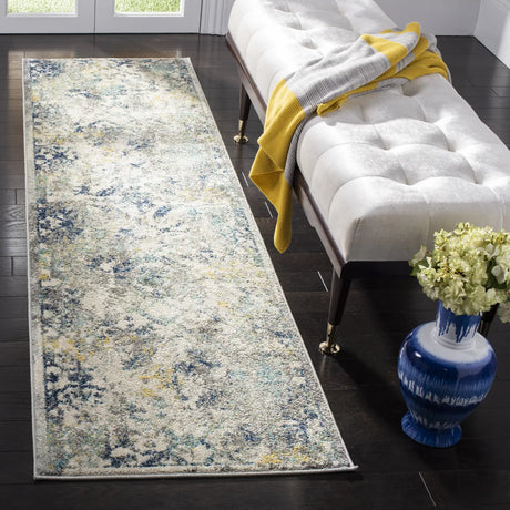 Safavieh Madison 2'-3" x 8'-0" Rug in Ivory / Blue