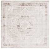 Safavieh Prestige 6'-7" x 6'-7" Rug in Ivory / Beige