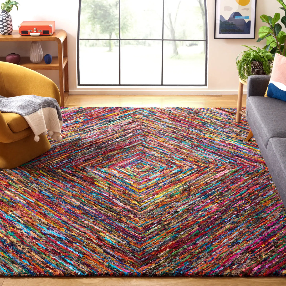 Safavieh Nantucket 10'-0" x 14'-0" Rug in Multi