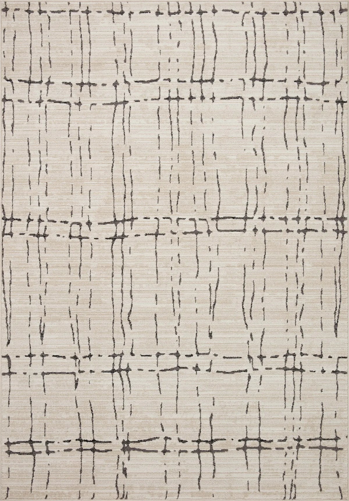 Loloi Darby Dar-06 Sand/Dk. Grey Rug - main flat