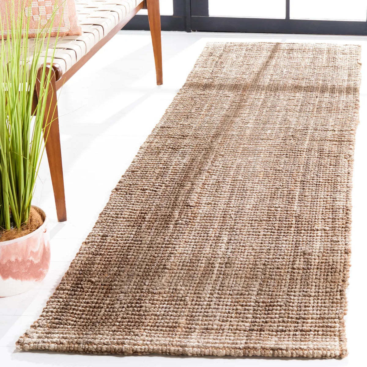 Safavieh Natural Fiber 2'-3" x 7'-0" Rug in Grey