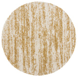 Safavieh Hudson Shag 7'-0" x 7'-0" Rug in Ivory / Gold