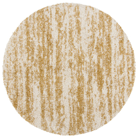 Safavieh Hudson Shag 7'-0" x 7'-0" Rug in Ivory / Gold