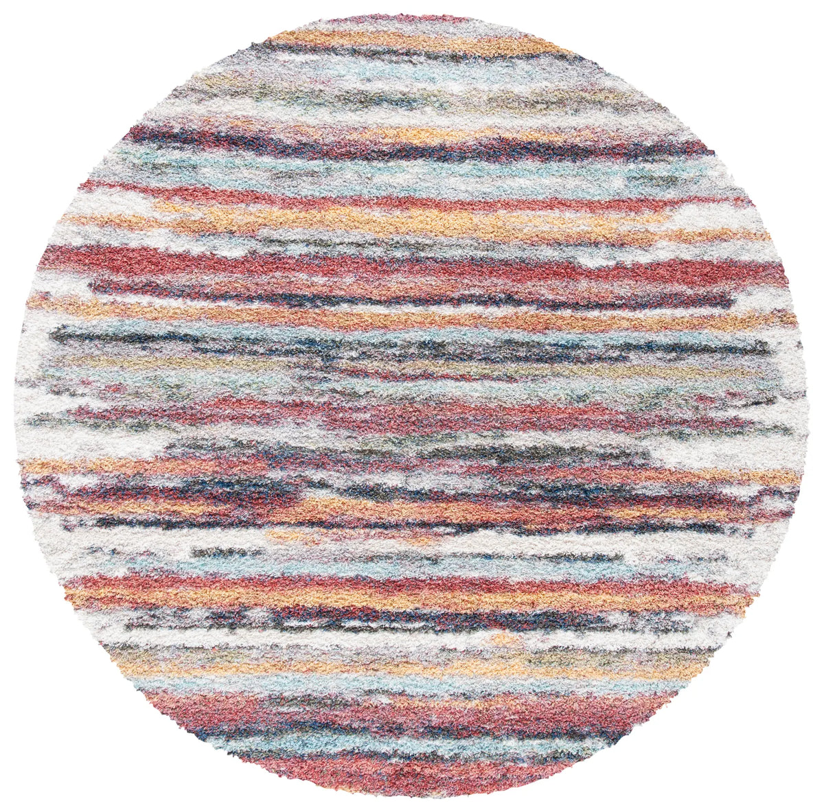 Safavieh Calista 5'-3" x 5'-3" Rug in Rust / Gold