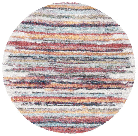 Safavieh Calista 5'-3" x 5'-3" Rug in Rust / Gold