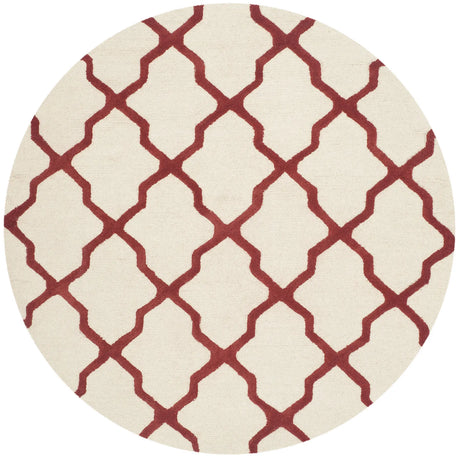 Safavieh Cambridge 6'-0" x 6'-0" Rug in Ivory / Rust