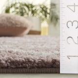 Safavieh Berber Shag 4'-0" x 6'-0" Rug in Light Rose / Ivory