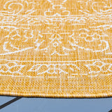 Safavieh Courtyard 6'-7" x 6'-7" Rug in Gold / Ivory