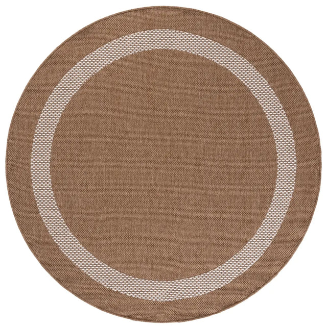Safavieh Sisal Performance 6'-7" x 6'-7" Rug in Natural / Ivory