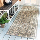 Safavieh Courtyard 2'-7" x 8'-2" Rug in Grey / Cream