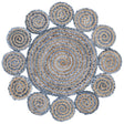 Safavieh Cape Cod 3'-0" x 3'-0" Rug in Blue / Natural
