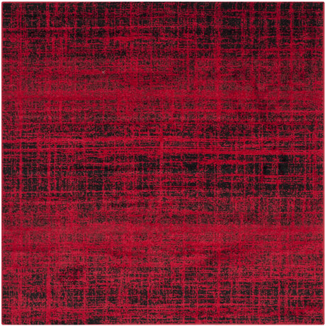 Safavieh Adirondack 6'-0" x 6'-0" Rug in Red / Black