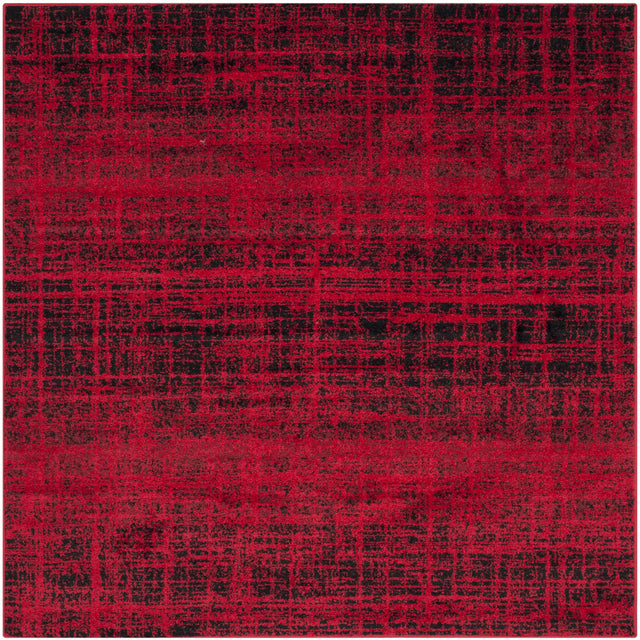 Safavieh Adirondack 6'-0" x 6'-0" Rug in Red / Black