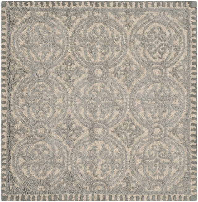 Safavieh Cambridge 4'-0" x 4'-0" Rug in Dusty Blue / Cement