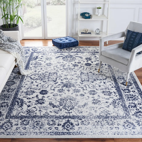 Safavieh Adirondack 10'-0" x 14'-0" Rug in Ivory / Navy