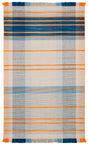 Safavieh Striped Kilim 4'-0" x 6'-0" Rug in Beige / Blue