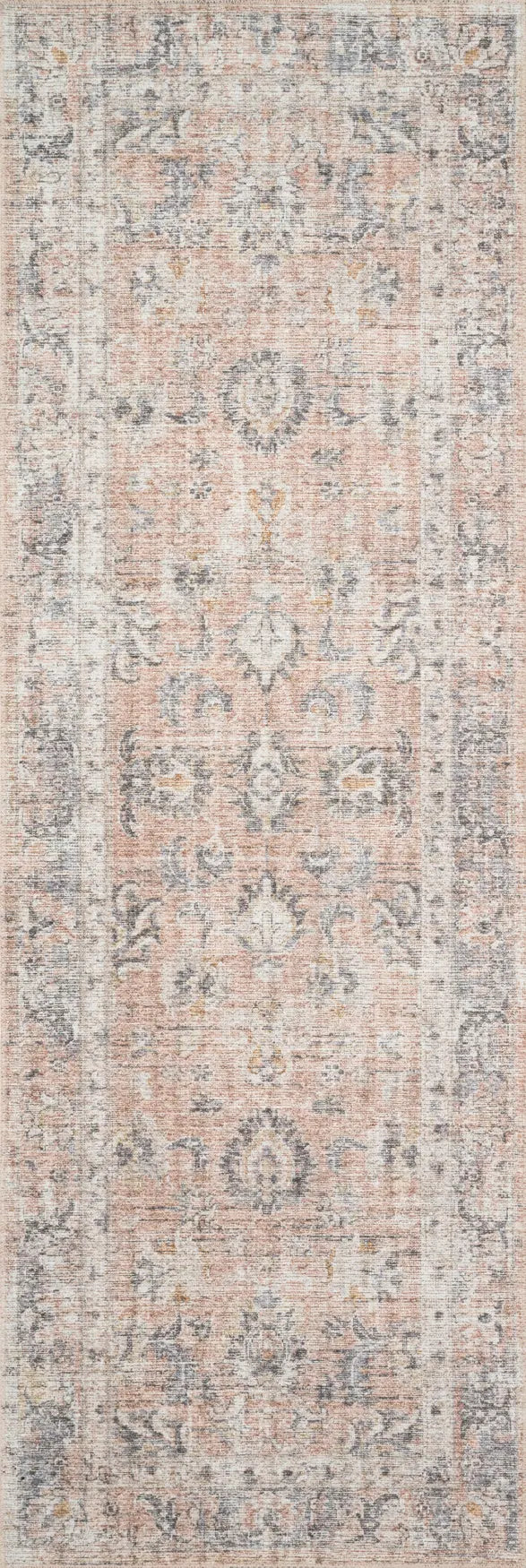 Loloi Skye Sky-01 Blush/Grey Rugs - runner flat