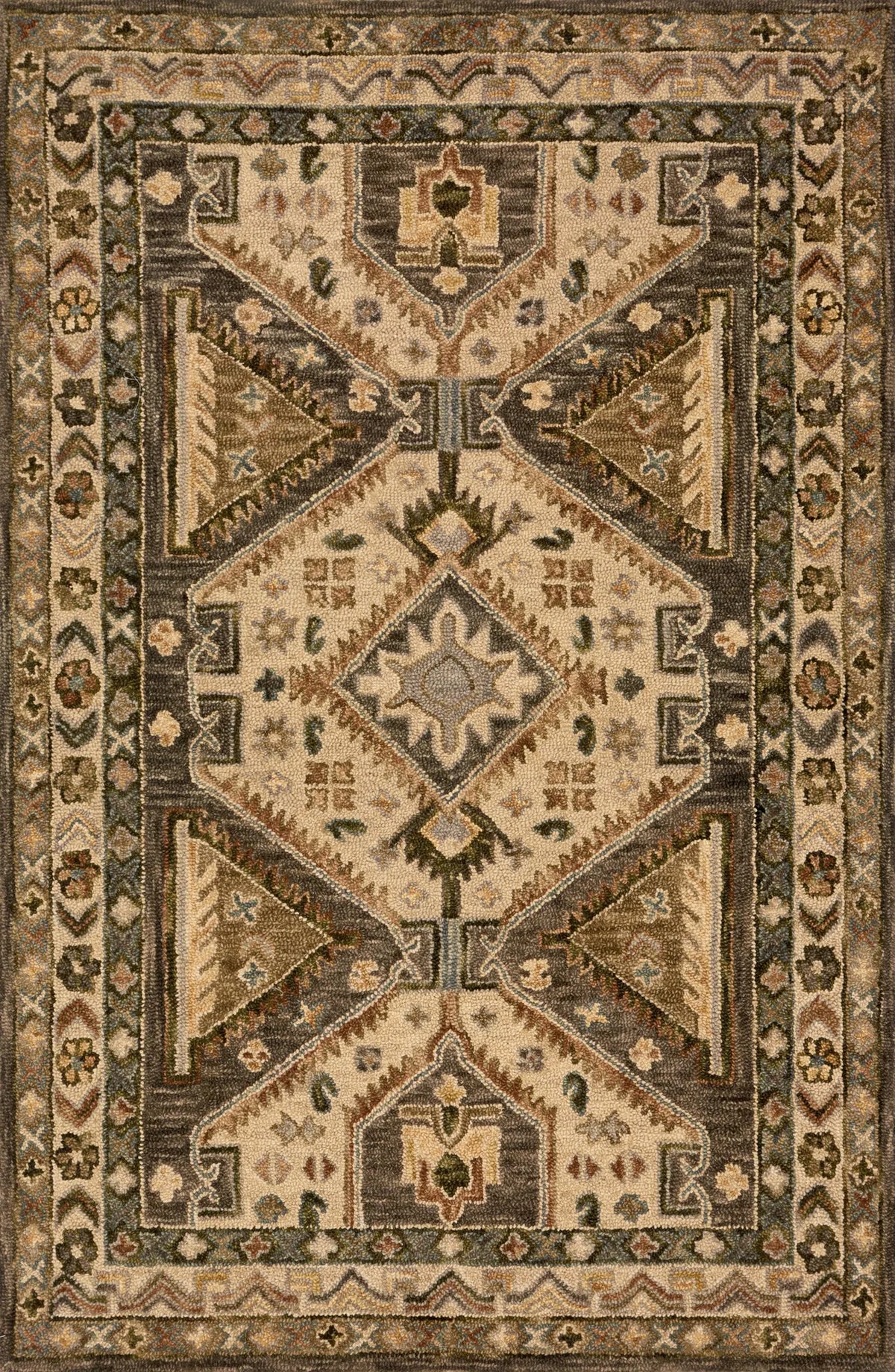 Loloi Victoria Vk-07 Walnut / Beige Rugs - main flat