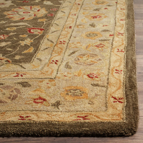 Safavieh Anatolia 6'-0" x 9'-0" Rug in Olive Grey / Beige