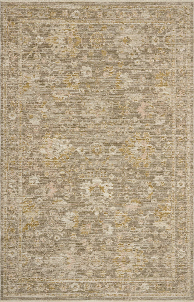 Loloi Elora ELR-04 Traditional Power Loomed Bark, Spice Rug - main flat