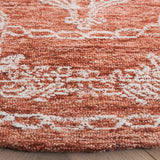 Safavieh Metro 6'-0" x 6'-0" Rug in Rust / Ivory