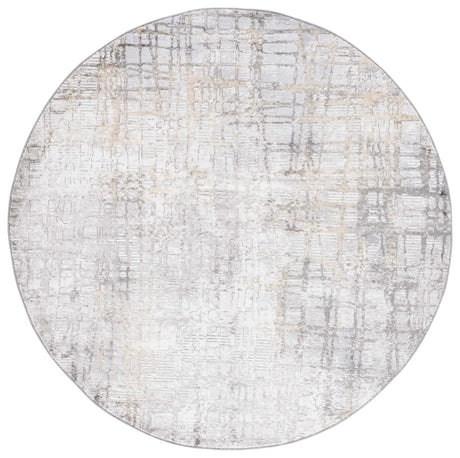 Safavieh Meadow 500 6'-7" x 6'-7" Rug in Light Grey / Gold
