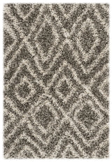 Safavieh Hudson Shag 2'-0" x 3'-0" Rug in Grey / Ivory