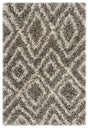 Safavieh Hudson Shag 2'-0" x 3'-0" Rug in Grey / Ivory