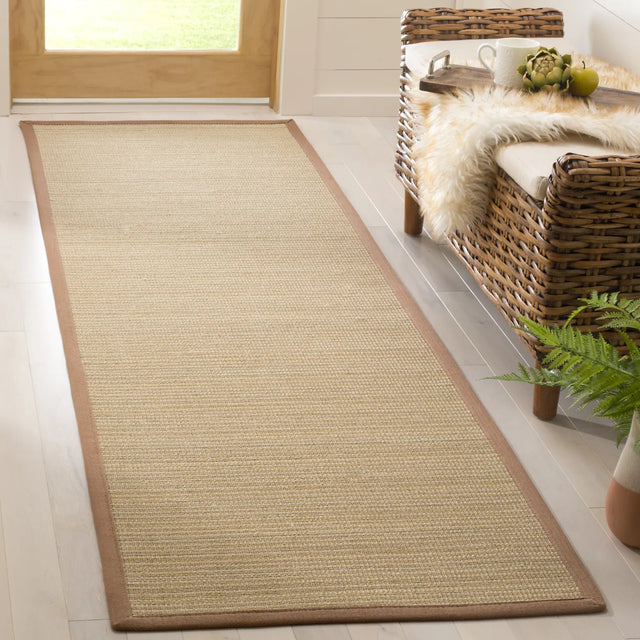 Safavieh Natural Fiber 2'-6" x 8'-0" Rug in Multi / Light Brown