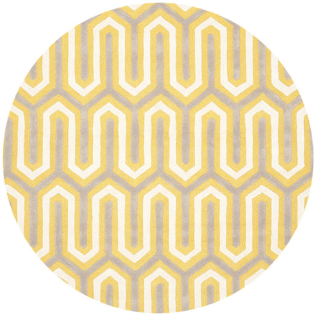 Safavieh Cambridge 6'-0" x 6'-0" Rug in Gold / Grey