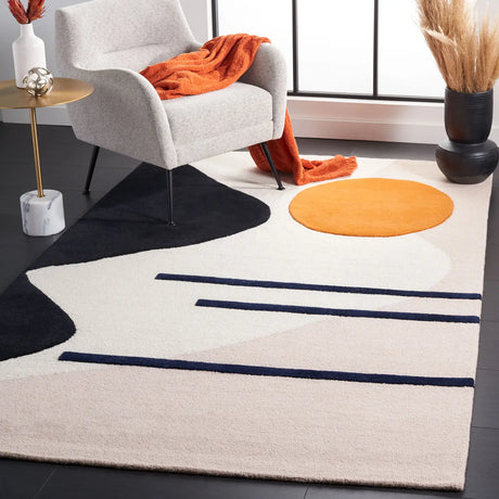Safavieh Rodeo Drive 4'-0" x 6'-0" Rug in Blush / Black