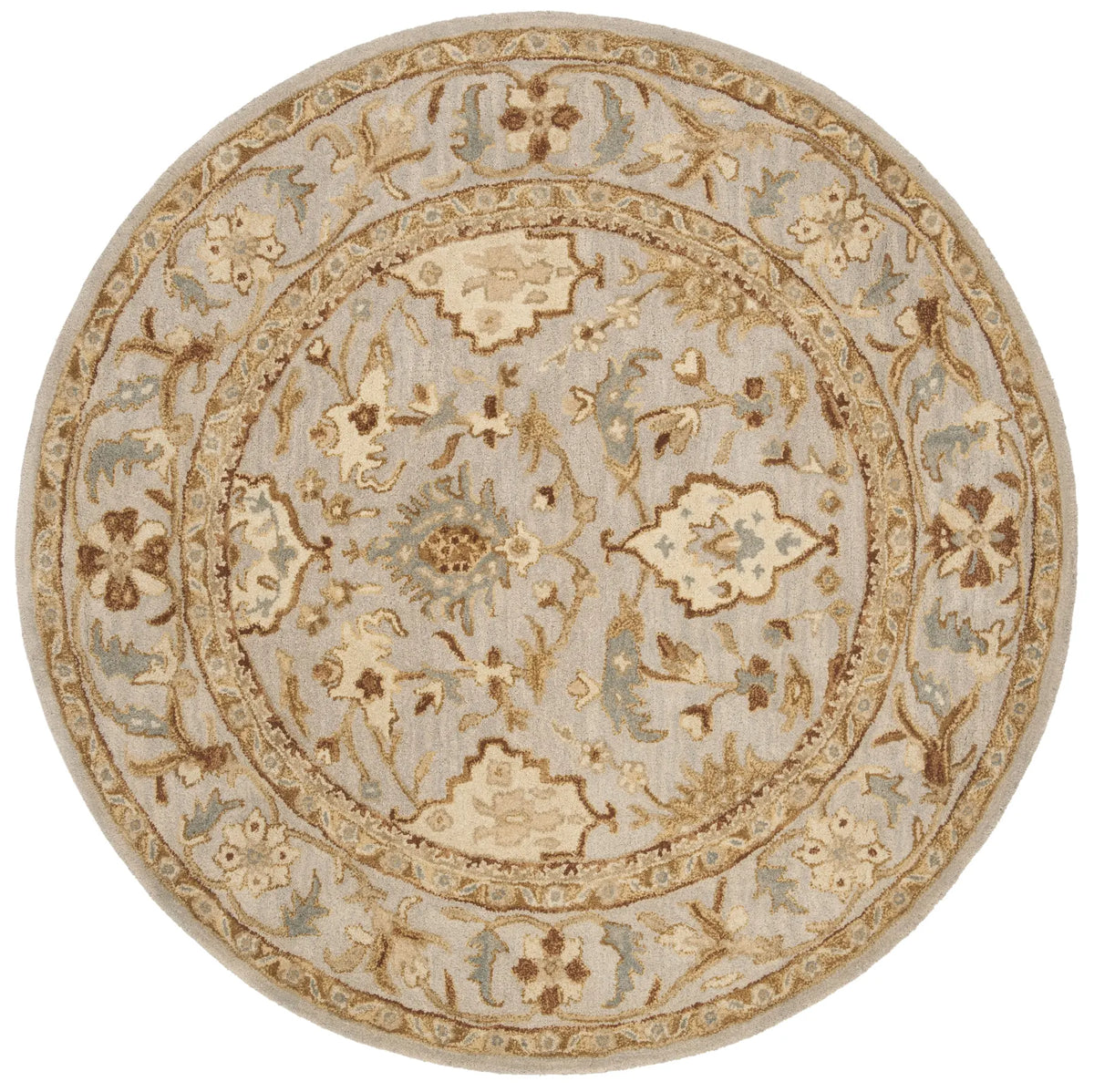 Safavieh Antiquity 6'-0" x 6'-0" Rug in Light Grey