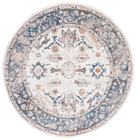 Safavieh Symphony 6'-7" x 6'-7" Rug in Ivory / Navy