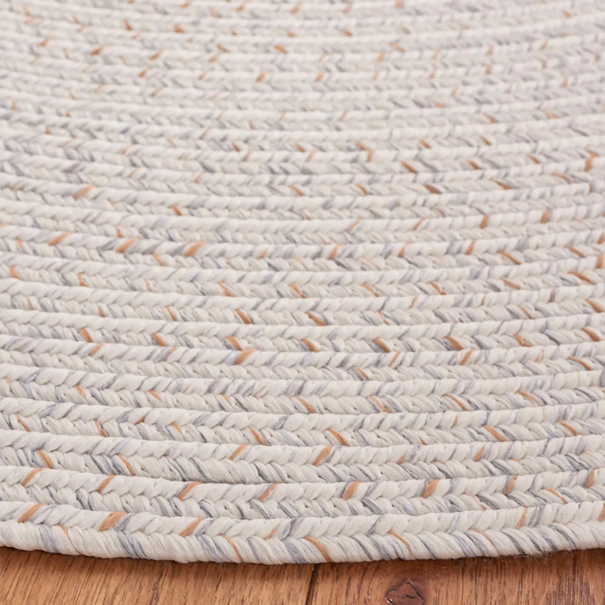 Safavieh Braided 5'-0" x 8'-0" Rug in Ivory / Light Grey