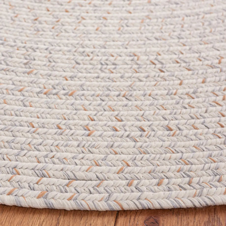 Safavieh Braided 5'-0" x 8'-0" Rug in Ivory / Light Grey