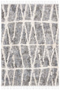 Safavieh Berber Fringe Shag 5'-3" x 7'-6" Rug in Grey / Cream