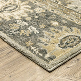 Oriental Weavers Sphinx Florence 4928C Blue/ Brown Rugs - corner detail