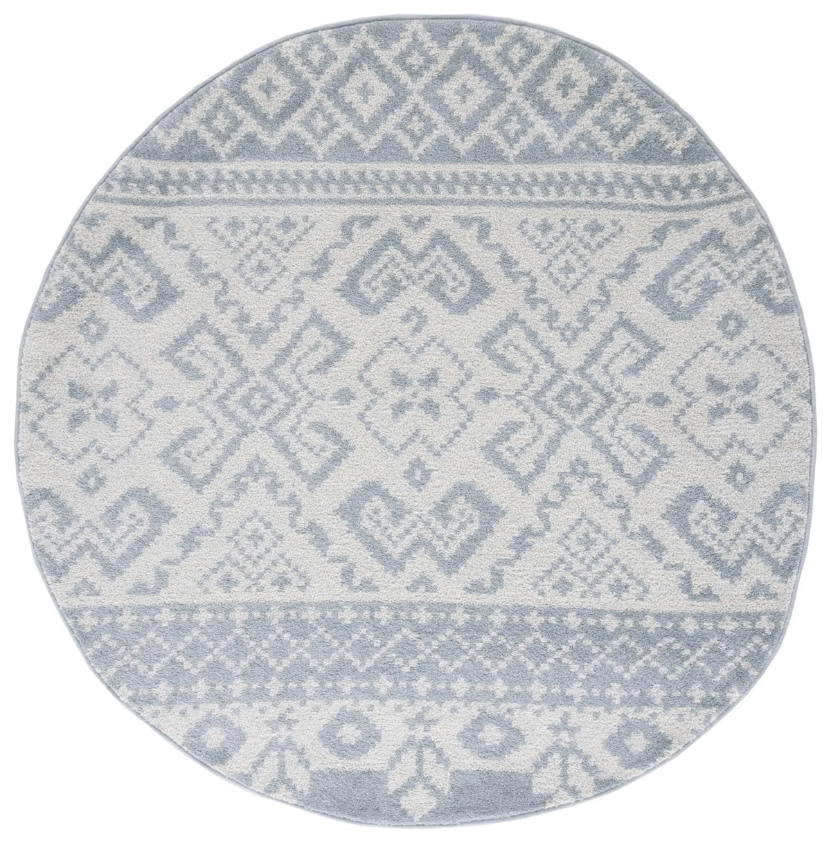 Safavieh Adirondack 6'-0" x 6'-0" Rug in Slate / Ivory