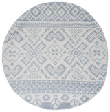 Safavieh Adirondack 6'-0" x 6'-0" Rug in Slate / Ivory