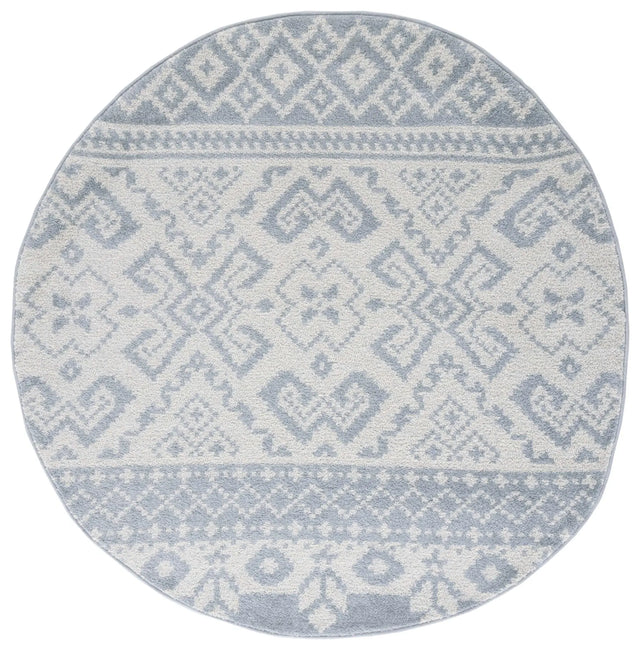 Safavieh Adirondack 6'-0" x 6'-0" Rug in Slate / Ivory