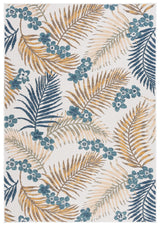 Safavieh Sunrise 4'-0" x 5'-7" Rug in Ivory / Blue Gold