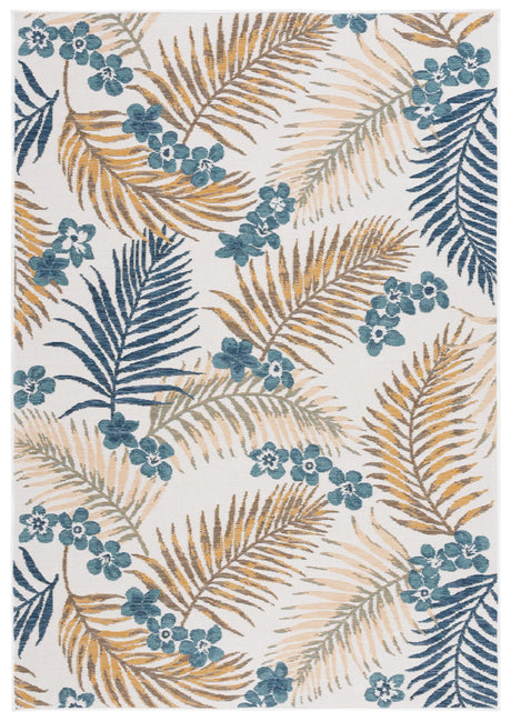 Safavieh Sunrise 4'-0" x 5'-7" Rug in Ivory / Blue Gold