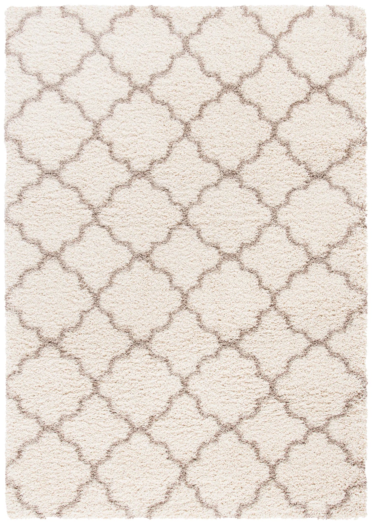 Safavieh Hudson Shag 4'-0" x 6'-0" Rug in Ivory / Beige