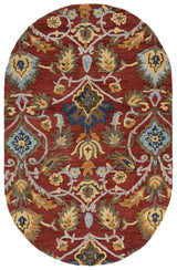 Safavieh Blossom 5'-0" x 8'-0" Rug in Red / Multi