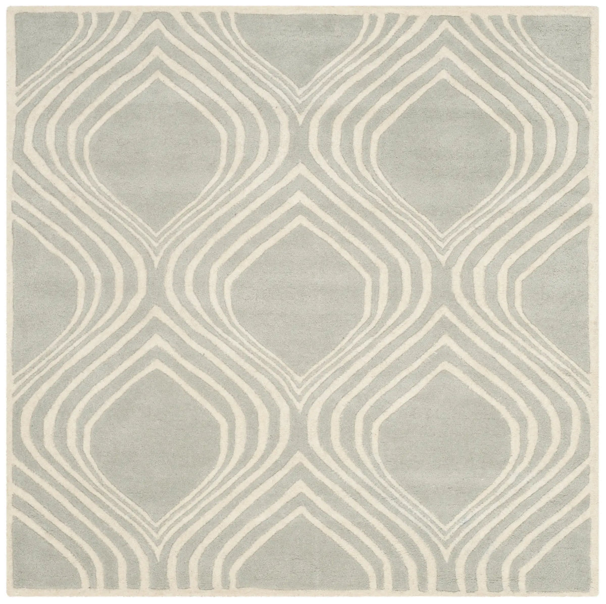 Safavieh Chatham 5'-0" x 5'-0" Rug in Grey / Ivory