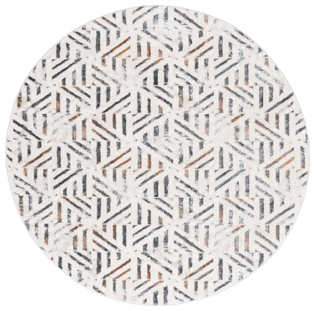 Safavieh Alenia 100 6'-7" x 6'-7" Rug in Ivory / Grey