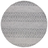 Safavieh Marbella 6'-0" x 6'-0" Rug in Light Grey / Black